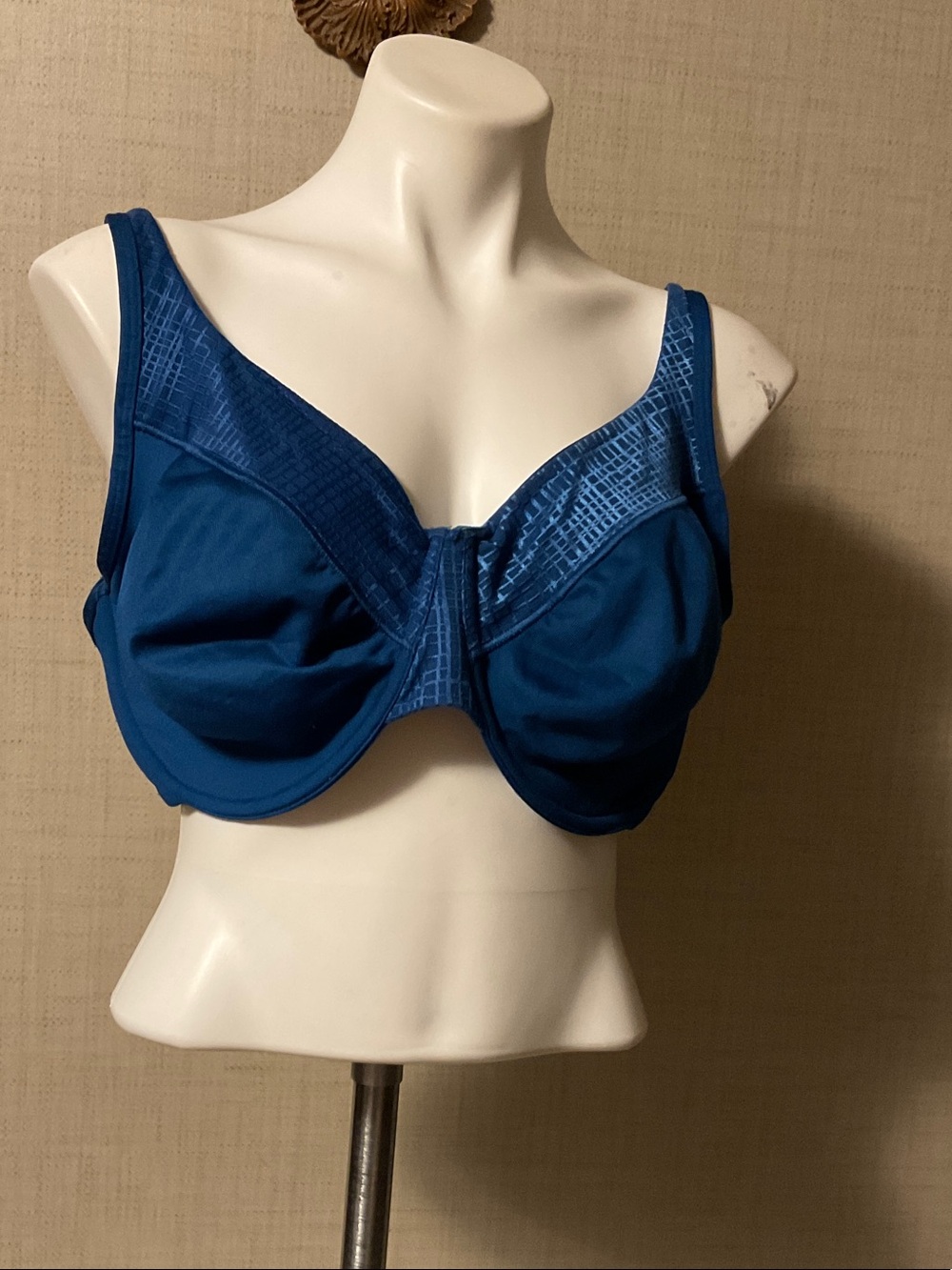 Playtex Teal Blue Full Coverage Underwire Bra